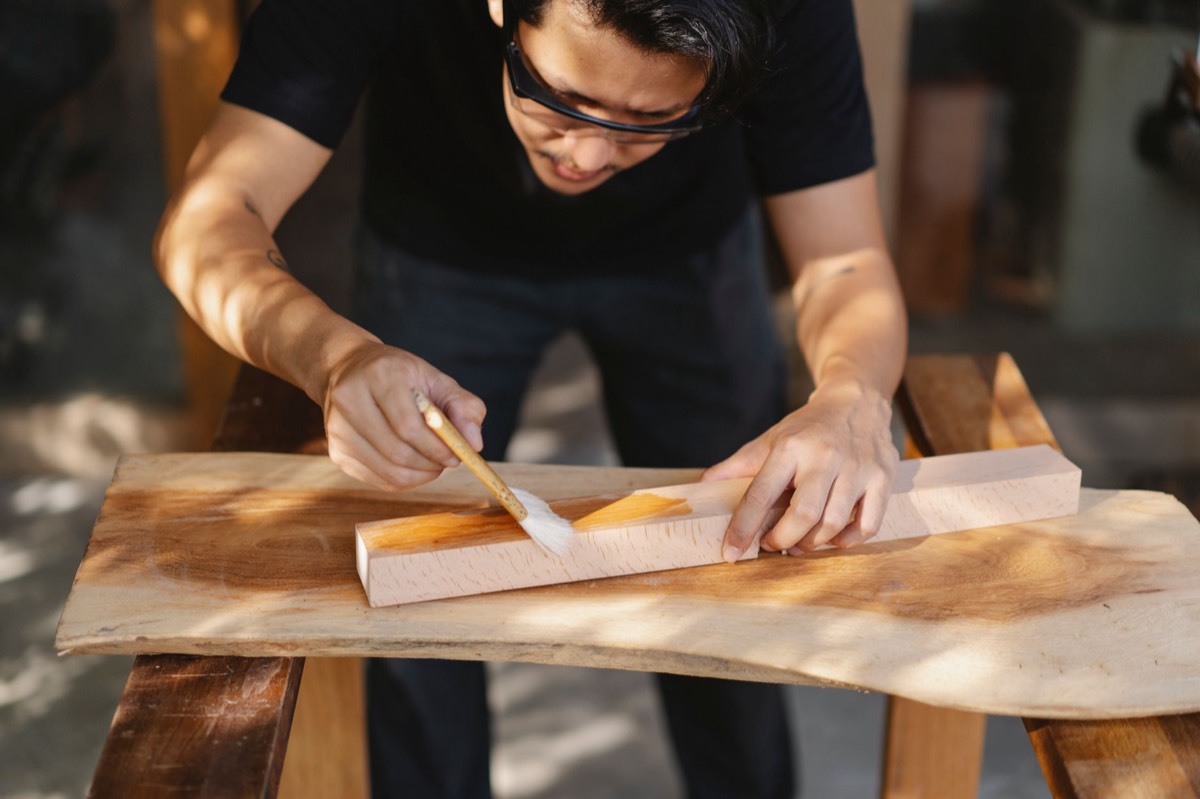 Wood staining & finishing